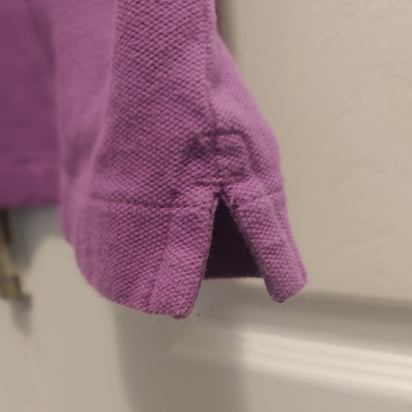 Vineyard Vine by Shep Ian Purple Polo T-Shirt. Girls Size Large - Picture 4 of 5